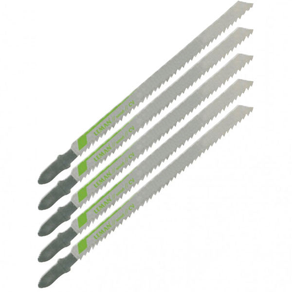 Carte de 5 lames de scie sauteuse 110 mm 7005.05 leman