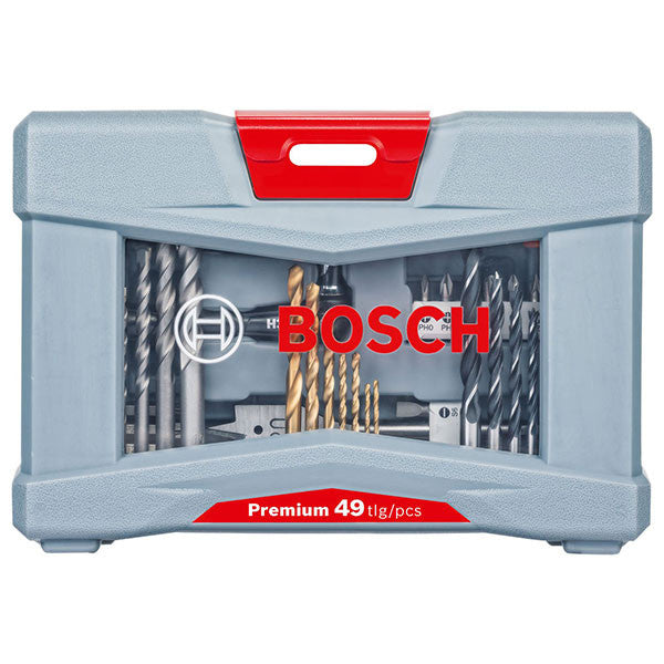 Coffret premium x-line perçage vissage 49 pièces 2608p00233 bosch