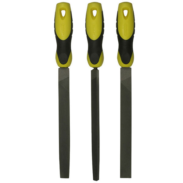 Jeu de 3 limes mi-douces 200mm 0-22-464 stanley