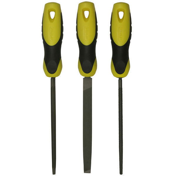 Jeu de 3 limes bâtardes 150mm 0-22-445 stanley