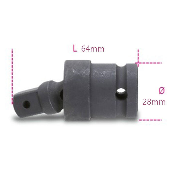Cardan carré mâle et femelle 1/2" 720/25 007200831 beta