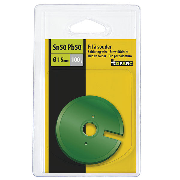 Bobine d'étain 50% ø1.5mm sn50 pb50 046658 gys