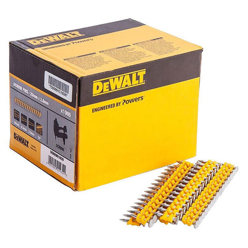 Boîte de 1005 pointes béton dcn8901020 dewalt