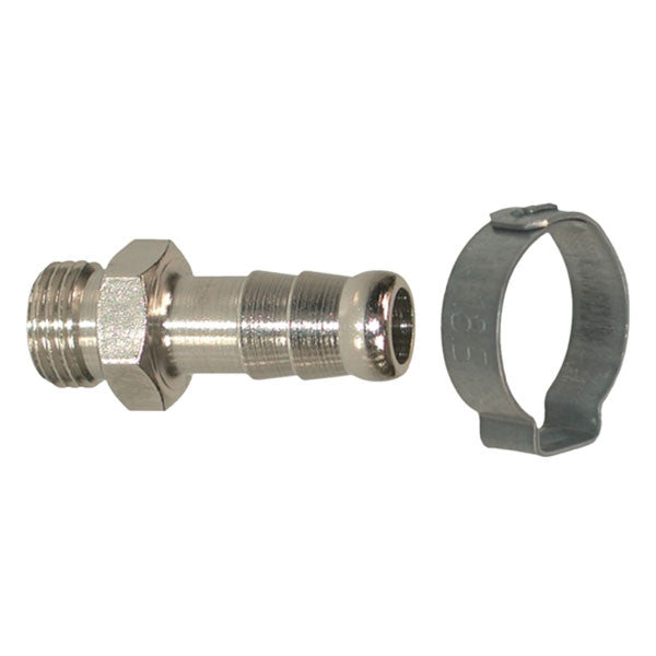 Raccord cannelé pour tuyaux ø int. 10mm rac 1230 367200 lacme