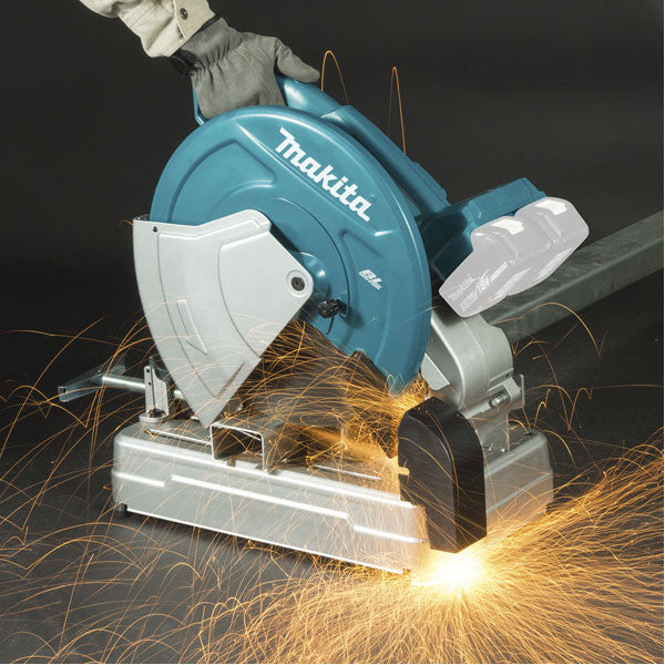 Tronçonneuse à métaux 355mm 36v solo dlw140z makita