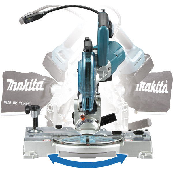 Scie à onglet radiale 18v lxt ø165 mm solo dls600z makita