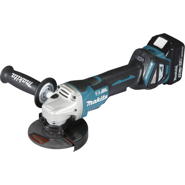Meuleuse d'angle 18v lxt ø125mm 2x5 ah en makpac dga517rtj makita