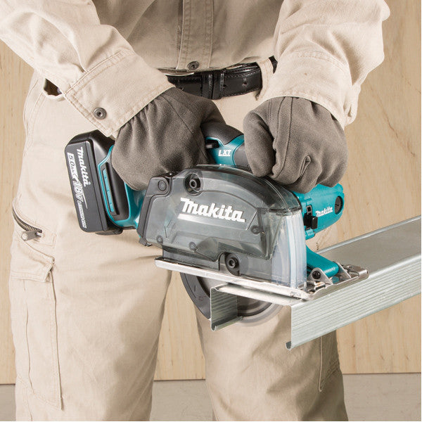Scie circulaire à métaux 18v lxt ø136 mm solo en makpac dcs552zj makita