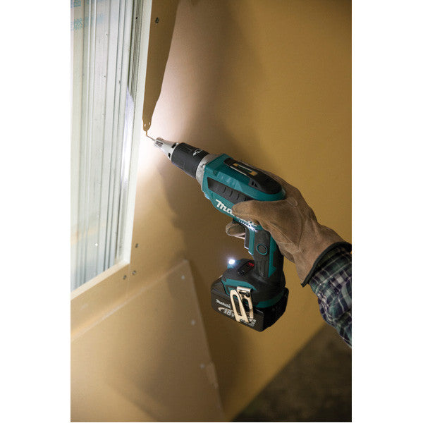 Visseuse à placo + chargeur 18v 5ah dfs452tjx2 makita