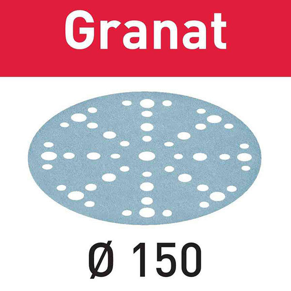 Pack 50 ou 100 abrasifs granat stf d150/48
