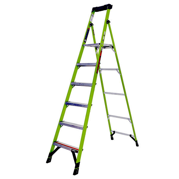 Escabeau en fibre de verre 6 marches mightylite 15368 little giant