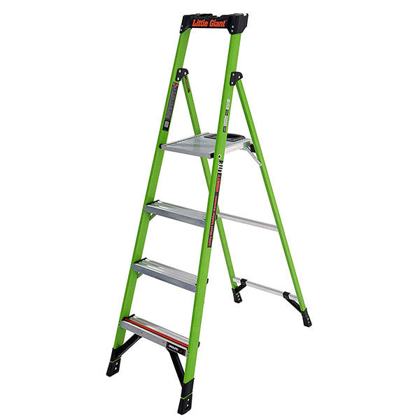 Escabeau en fibre de verre 4 marches mightylite 15366 little giant