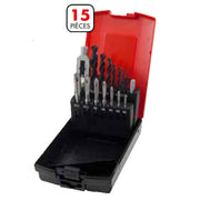 Coffret de 7 tarauds machine + 7 forets hss tama103 schill