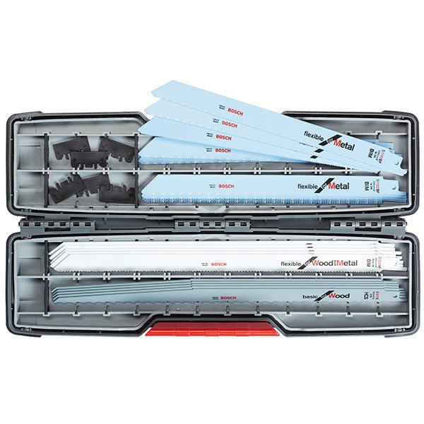 Toughbox 20 lames de scie sabre wood and metal 2607010996 bosch