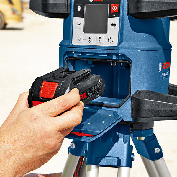Laser rotatif double pente grl600chv 18v 4ah 0601061f00 bosch