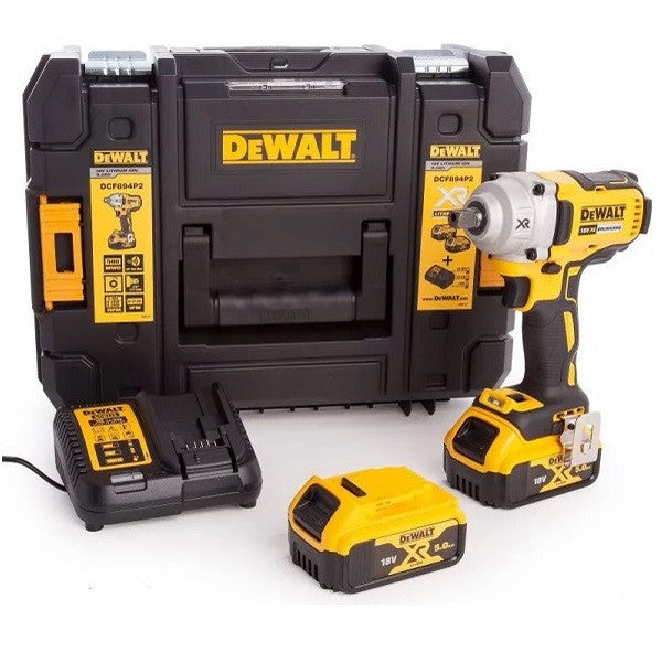 Boulonneuse à chocs 1/2" 18V en TSTAK Dewalt DCF892P2T