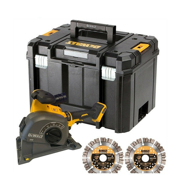 Rainureuse à béton 54v xr flexvolt solo en tstak dcg200nt dewalt