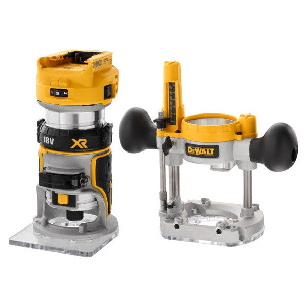 Affleureuse/défonceuse 18v xr 8 mm solo en tstak dcw604nt dewalt