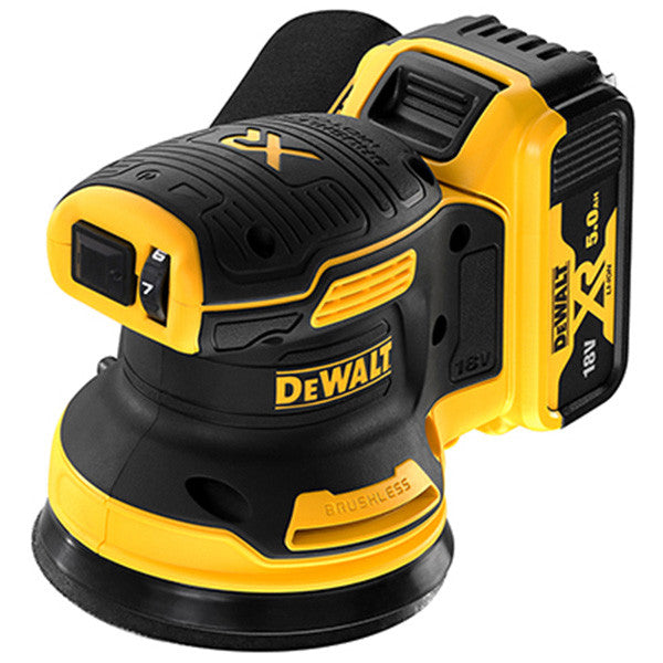 Ponceuse excentrique 18v xr ø125 mm 2x5 ah dcw210p2 dewalt