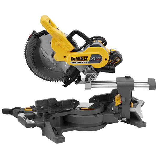 Scie à onglet radiale 54v xr flexvolt ø250 mm 2x3 ah dcs727t2 dewalt