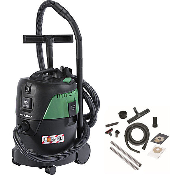 Aspirateur de chantier 25l classe l 1000w rp250ydlwaz hikoki hitachi
