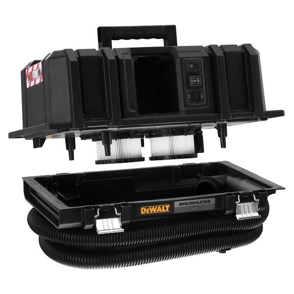 Aspirateur eau poussières 54v flexvolt classe m solo + acc dcv586mk dewalt