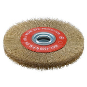 Brosse circulaire fils ondulés laitonnés 32mm 10306012 sidamo
