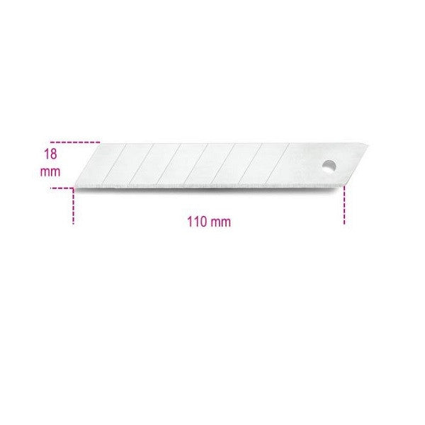Etui de 10 lames sécables 18 mm 1771rl 017710010 beta