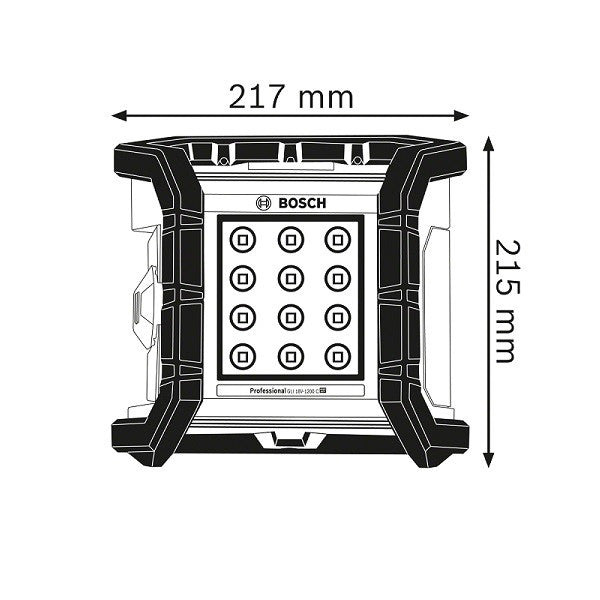 Lampe de chantier 18v bluetooth gli 18v-1200c 0601446700 bosch