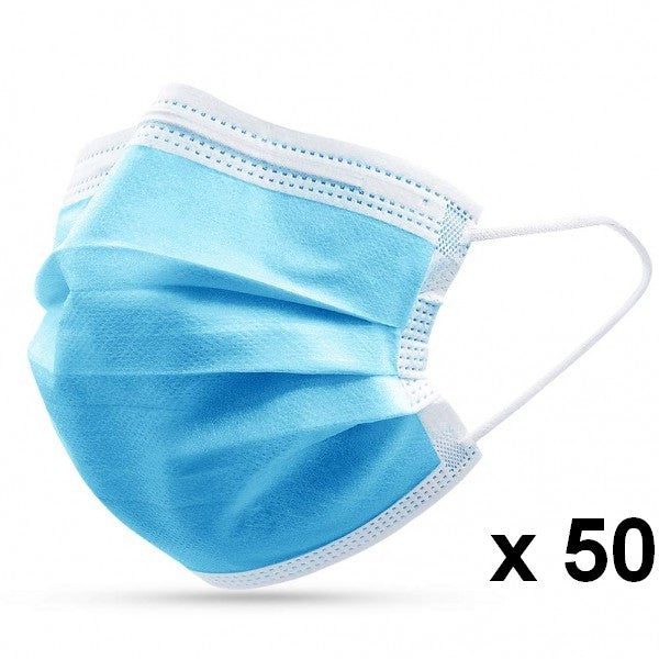 Masques respiratoires type chirurgical 3 plis