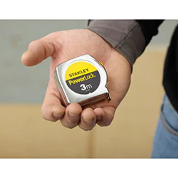 Mesure 3m x 12,7mm powerlock classic metal 0-33-218 stanley
