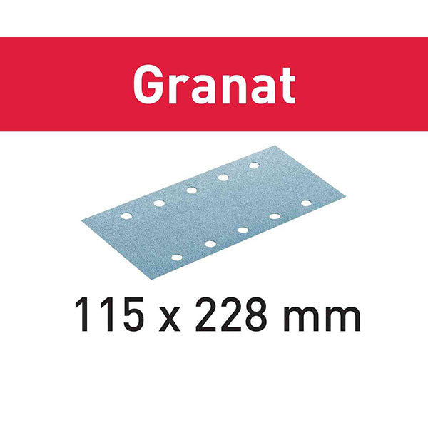 Abrasifs stickfix stf 115x228 granat festool