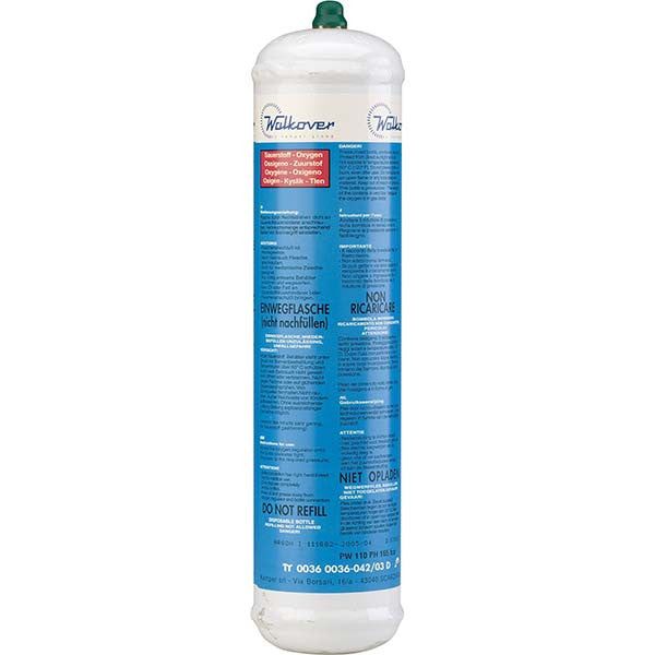 Bouteille d'oxygène non rechargeable walkover 110 litres 040458 gys