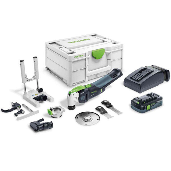 Outil oscillant osc 18 hpc 4,0 ei-set vecturo 576593 festool