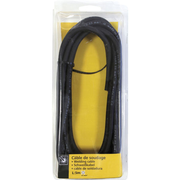 Cable de soudage cuivre 25mm2 5m sac crochet gys