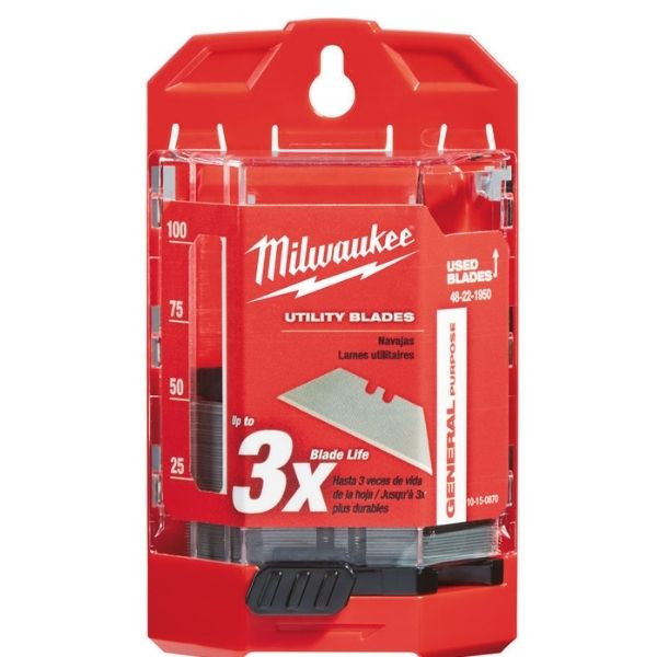 Distributeur lames trapèze (x50) 48221950 milwaukee