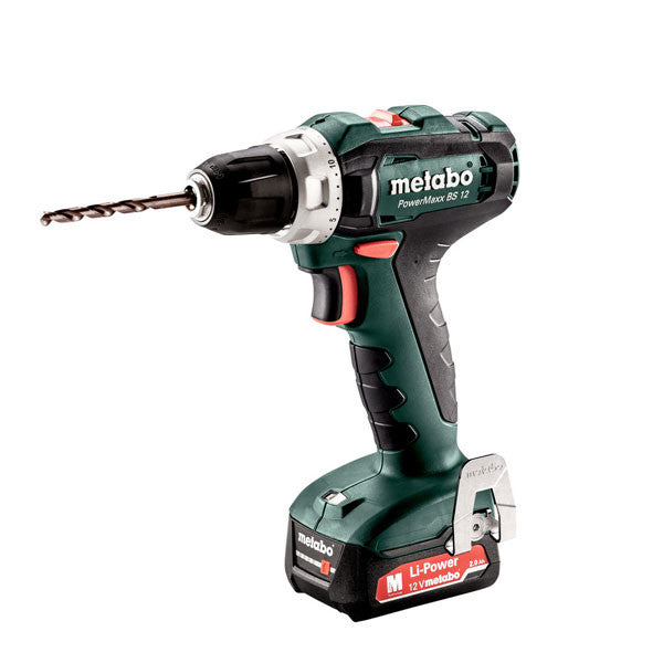 Perceuse visseuse 12v 2ah powermaxx bs 12 601036500 metabo