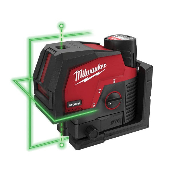 Laser 2 lignes vert 12v 3ah m12 cllp-301c 4933478100 milwaukee