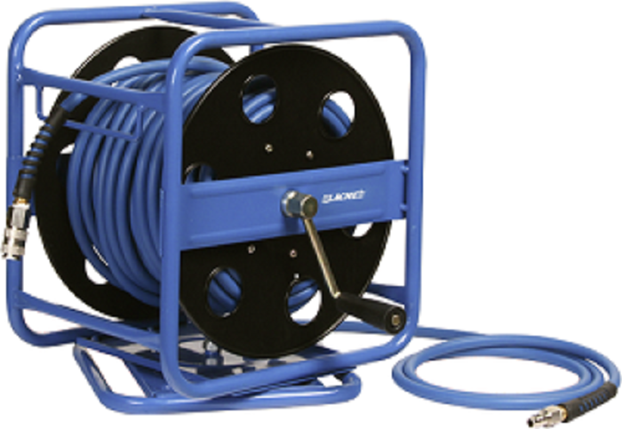Enrouleur manuel de chantier 30m ø 5/16 8mm lacm'flex lacme