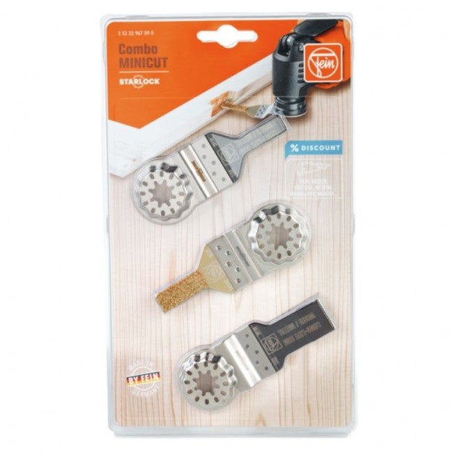 Set d'accessoires combo starlock mini cut 35222967090 fein