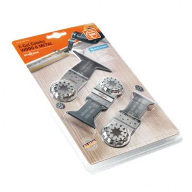 Set d'accessoires combo e-cut starlock bois/métal 35222967100 fein