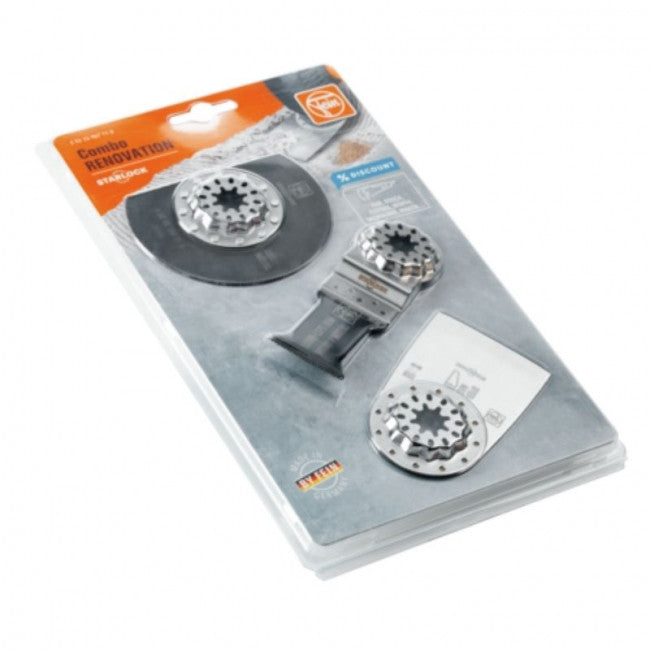 Set d'accessoires combo starlock rénovation 35222967110 fein