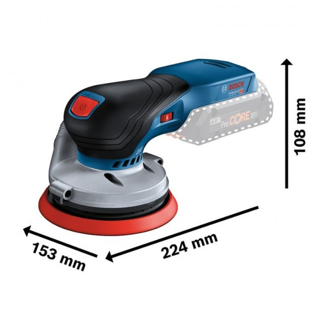 Ponceuse gex18-125 solo 0601372200 bosch