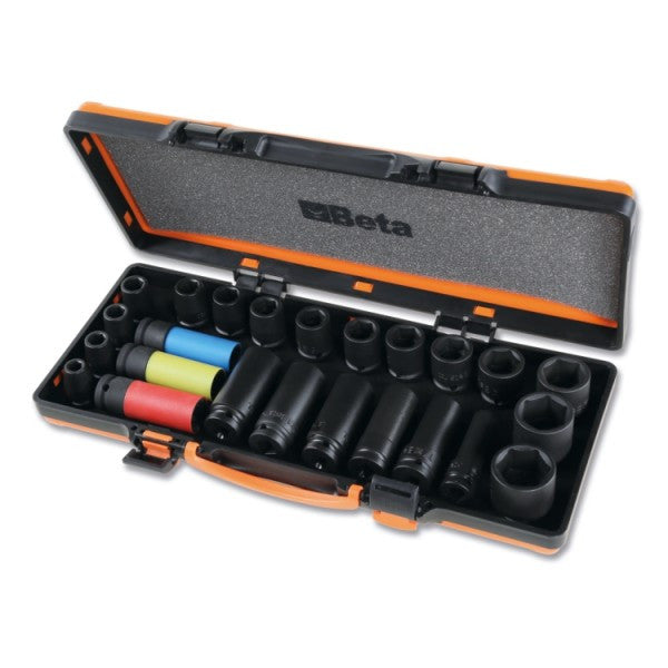 Coffret métallique 24 douilles à choc 1/2" 720/c24 007200904 beta