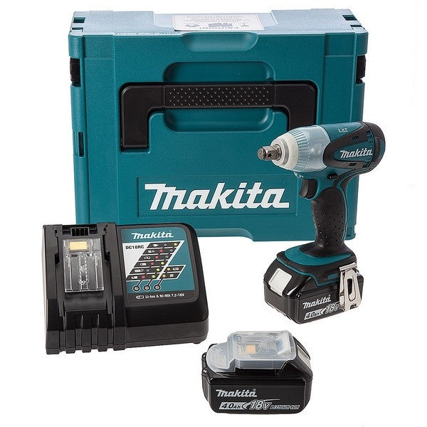 Boulonneuse a chocs 1/2" 18v lxt 2x4 ah 230 nm en makpac dtw251rmj makita