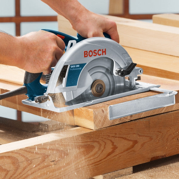 Scie circulaire 190 mm 1400 w gks190 0601623000 bosch