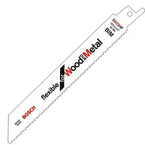 Carte de 5 lames de scie sabre bois / métal s922hf 2608656016 bosch