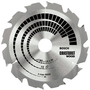 Lames de scie circulaire portative construct wood bois bosch