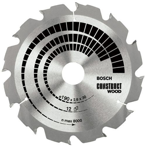 Lames de scie circulaire portative construct wood bois bosch