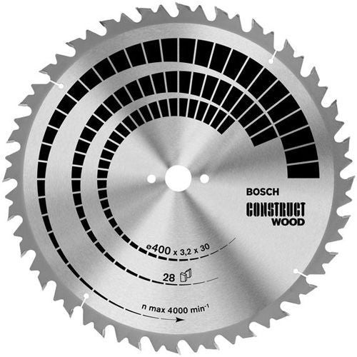Lames scies circulaires de table construct wood bois sans clous bosch
